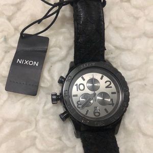 Nixon Python Snakeskin Watch